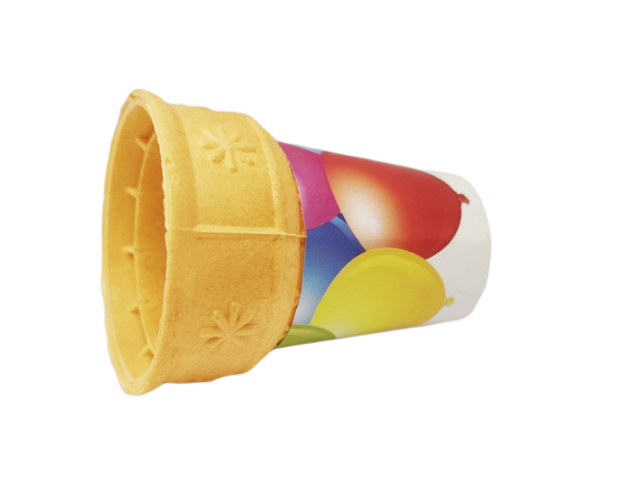 Obrázek kornoutu s návlekem Super Becher